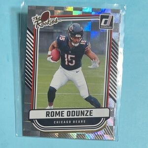 Chicago Bears ,Rome Odunze 2024 Panini The Rookies Football Trading Card #TR-3